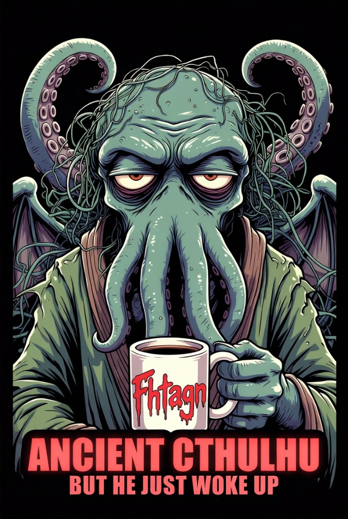 Ancient Cthulhu But He Just Woke Up fighter