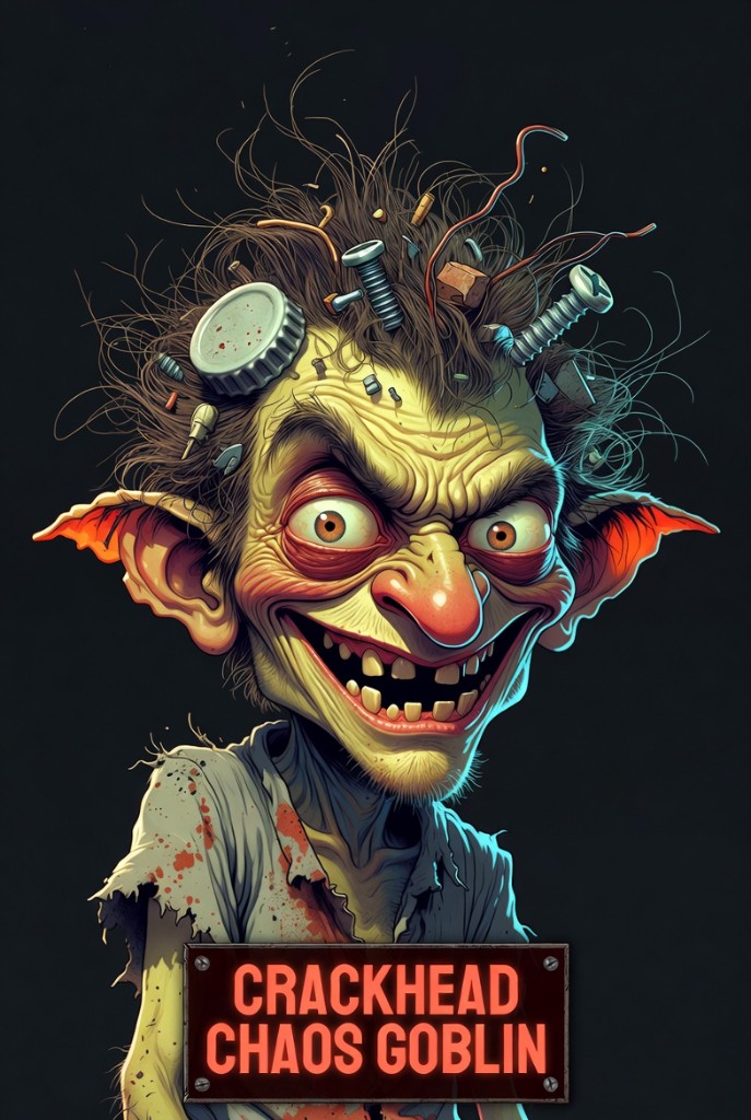 Crackhead Chaos Goblin fighter