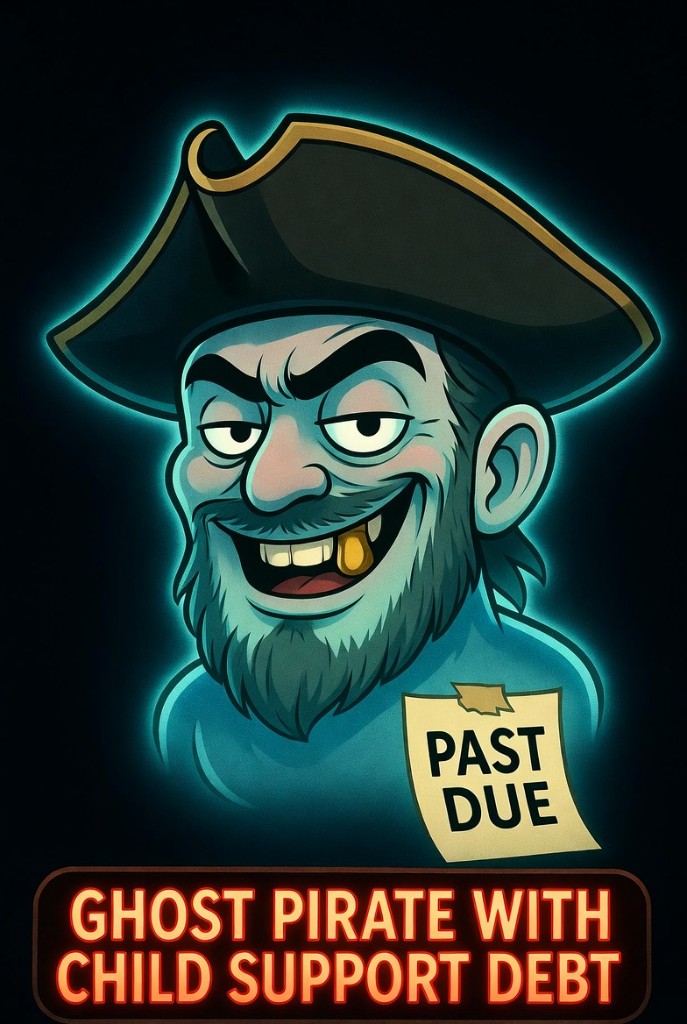 Ghost Pirate With Child Support Debt fighter