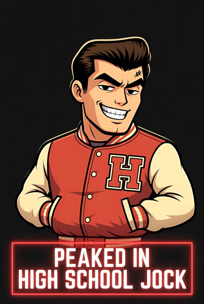 Peaked in High School Jock fighter