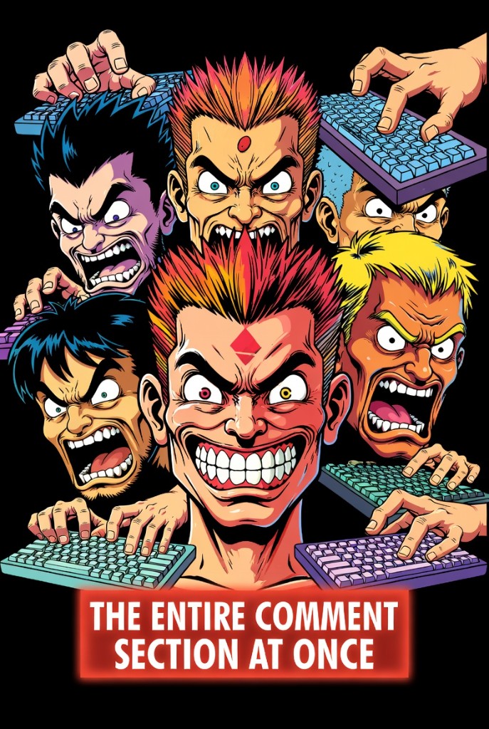 The Entire Comment Section at Once fighter