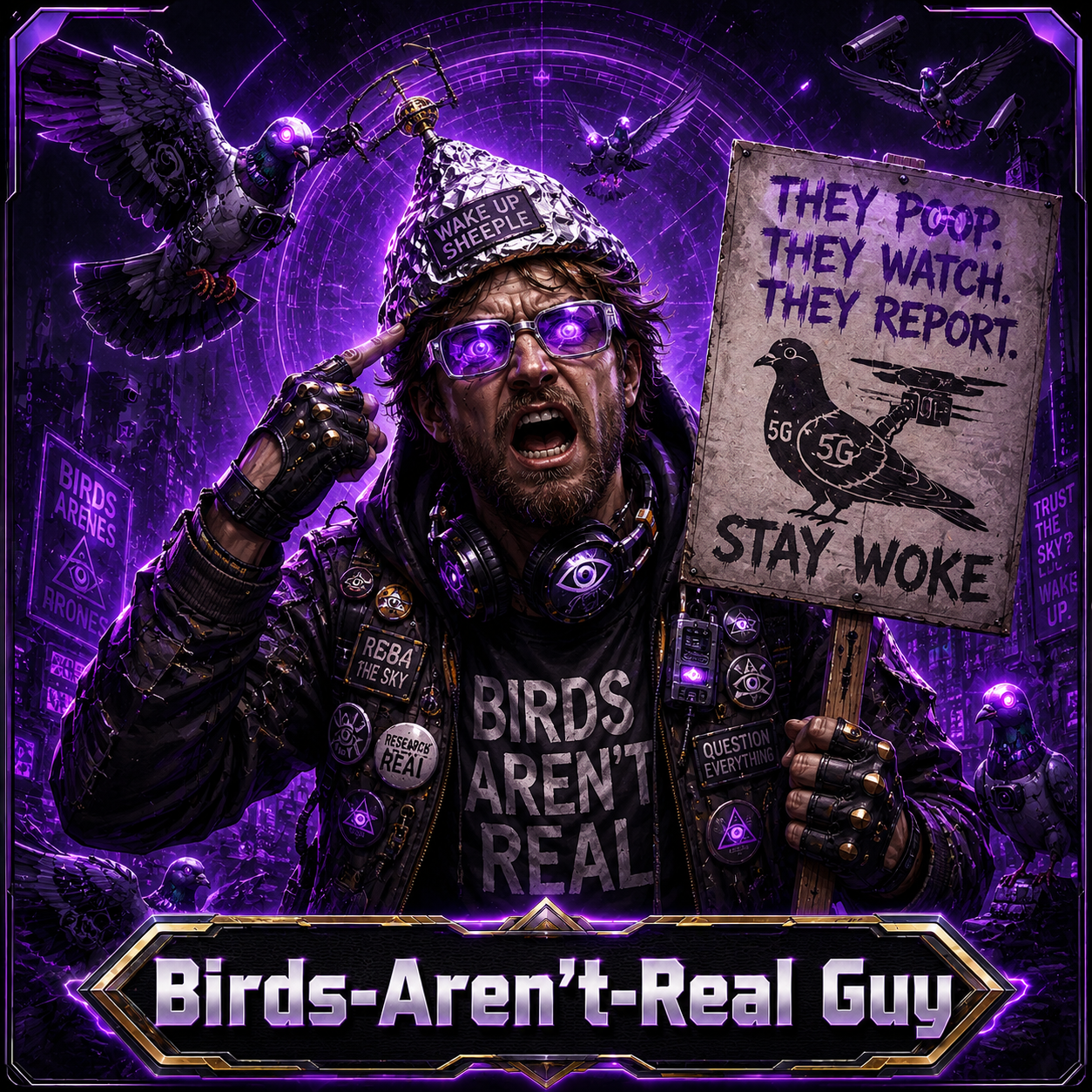 Birds-Aren't-Real Guy opponent portrait