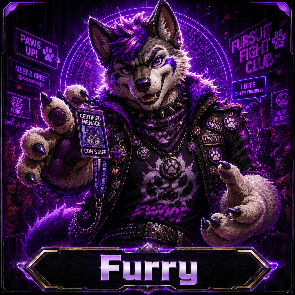 Furry opponent portrait