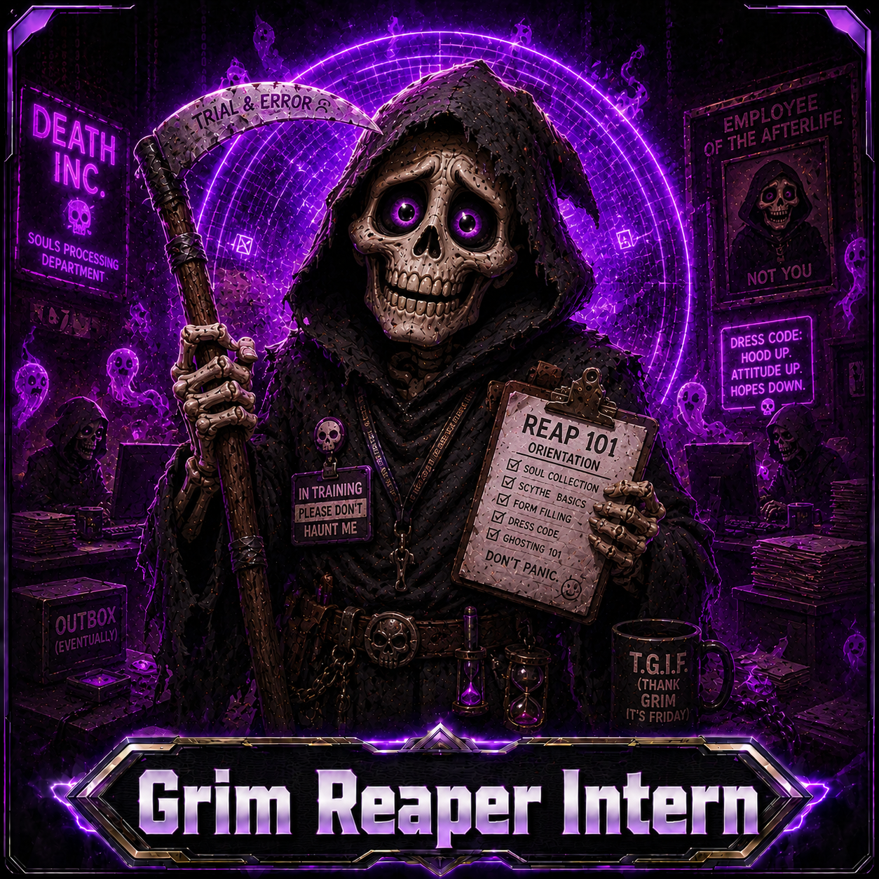 Grim Reaper Intern opponent portrait