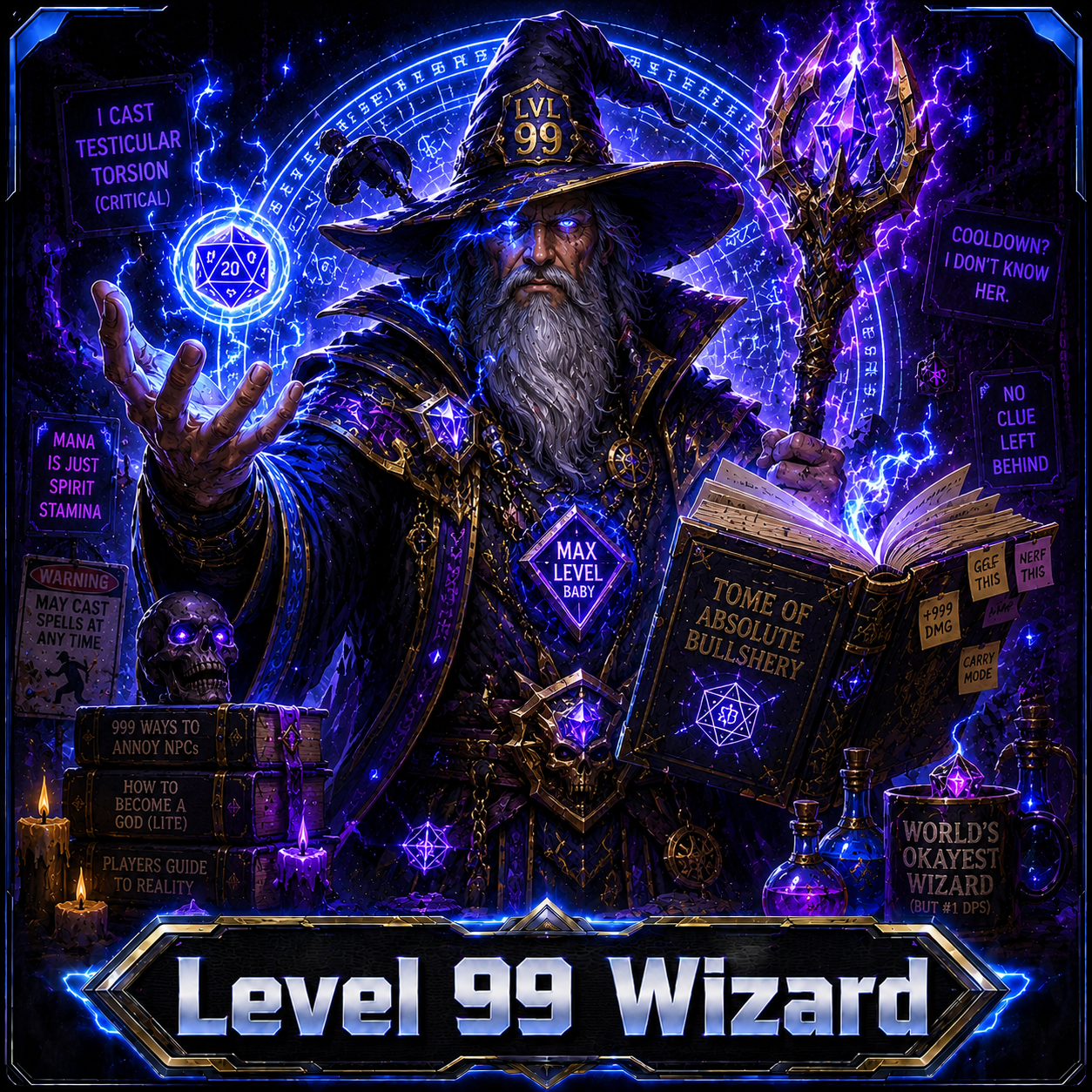Level 99 Wizard opponent portrait