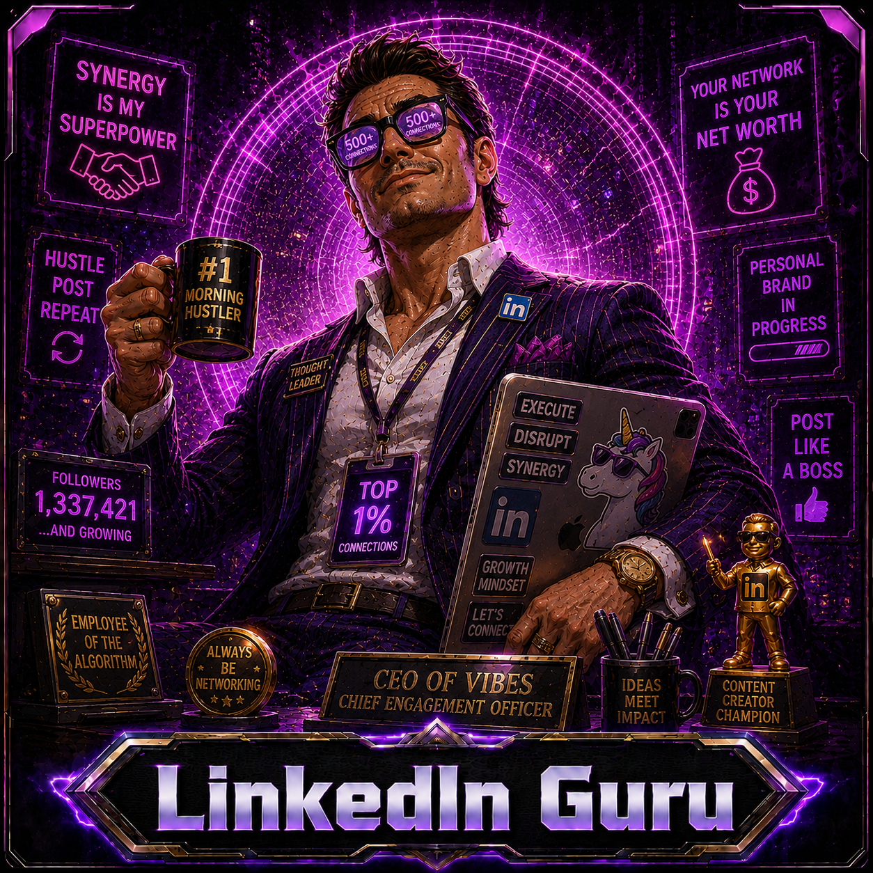 LinkedIn Guru opponent portrait