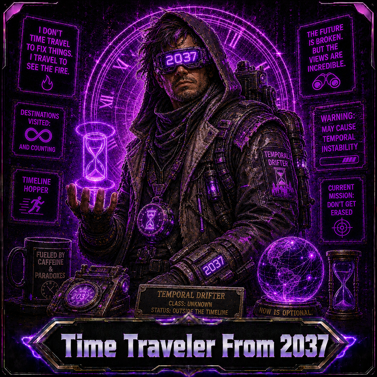 Time Traveler From 2037 opponent portrait
